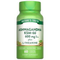 Nature's Truth Ashwagandha KSM-66, 600 mg, Caplets, 60 Each