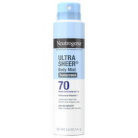Neutrogena Ultra Sheer Body Mist Broad Spectrum SPF 70 Sunscreen, 5 Ounce