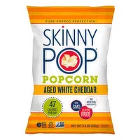 SkinnyPop Popcorn, Aged White Cheddar, 4.4 Ounce