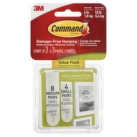 Command Picture Hanging Strips, Value Pack, 12 Each