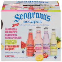 Seagram's Escapes Assorted Malt Beverage, 12 Each