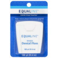 Equaline Dental Floss, Waxed, 100 Yard, 1 Each
