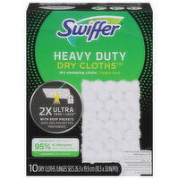 Swiffer Dry Sweeping Cloths, Heavy Duty, 10 Each