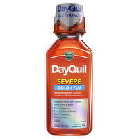 Vicks Severe Vicks DayQuil SEVERE Cold & Flu, Over-the-Counter Medicine, 12 Oz, 12 Ounce