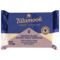 Tillamook Smoked Black Pepper White Cheddar Cheese, 7 Ounce