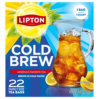 Lipton Cold Brew Tea Family Size, 22 Each