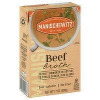 Manischewitz Broth, Beef, 17 Ounce