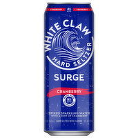 White Claw Hard Seltzer Surge Hard Seltzer, Cranberry, 19.2 Fluid ounce