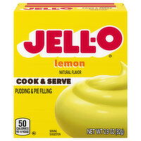 Jell-O Lemon Pudding & Pie Filling Mix, 2.9 Ounce