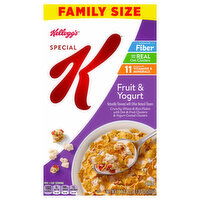 Special K Cereal, Fruit & Yogurt, Family Size, 17.9 Ounce