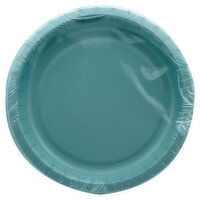 Sensations Performa Plates, Spa Blue, 8-1/2 Inch, 10 Each