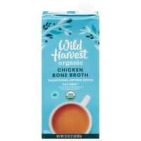 Wild Harvest Chicken Bone Broth, Organic, 32 Ounce