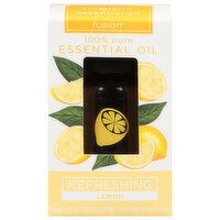 Fusion Essential Oil, Refreshing Lemon, 100% Pure, 0.5 Fluid ounce