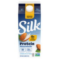 Silk Almondmilk, Original Protein, 59 Fluid ounce