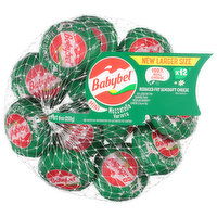 Babybel Cheese, Reduced Fat, Semisoft, Mozzarella Variety, Mini, 12 Each