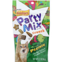 Friskies Cat Treats, Crunch, Picnic, 2.1 Ounce