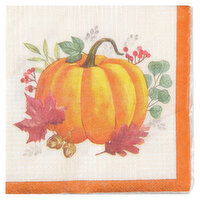 Party Creations Napkins, Harvest Wishes, 2 Ply, 16 Each