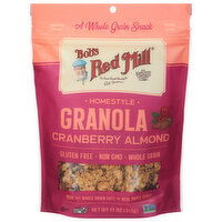 Bob's Red Mill Granola, Homestyle, Cranberry Almond, 11 Ounce