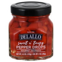 DeLallo Pepper Drops, Sweet n' Tangy, 4.3 Ounce