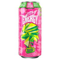 Mtn Dew Energy Drink, Major Melon, Watermelon Flavor, 16 Fluid ounce