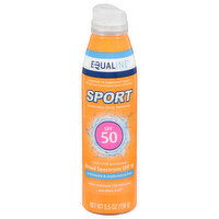 Equaline Sport Sunscreen, Continuous Spray, Broad Spectrum SPF 50, 5.5 Ounce