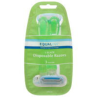 Equaline Razors, Disposable, 5 Blade, 3 Each