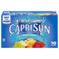 Capri Sun Juice Drink Blend, Splash Cooler, 10 Each