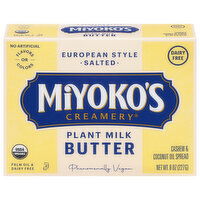 Miyoko's Creamery Plant Milk European Style Salted Butter, 8 Ounce