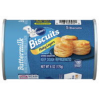 Pillsbury Biscuit, Buttermilk, Flaky Layers, 5 Each