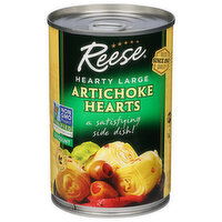 Reese Artichoke Hearts, Hearty, Large, 14 Ounce