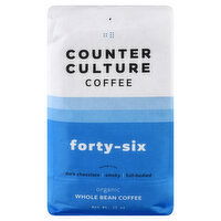 Counter Culture Coffee, Whole Bean, Organic, Forty-Six, 12 Ounce