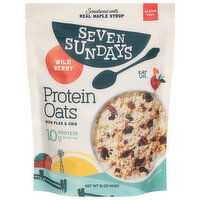 Seven Sundays Protein Oats, Wild Berry, 16 Ounce