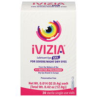 iVizia Preservative Free Lubricant Eye Gel, 30 Each