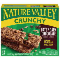 Nature Valley Crunchy Oats'N Dark Chocolate Granola Bars, 6 Each