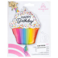 Anagram Helium Shape Birthday Large Balloon, 1 Each