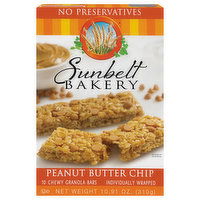 Sunbelt Bakery Granola Bars, Peanut Butter Chip, Chewy, 10 Each