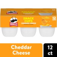Pringles Snack Stacks Potato Crisps Chips, Cheddar Cheese, Snack Stacks, 8.8 Ounce