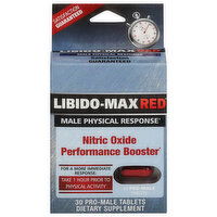 Libido-Max Red Male Physical Response, Pro-Male Tablets, 30 Each