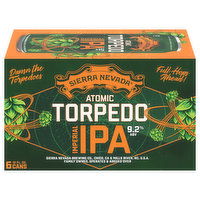Sierra Nevada Beer, Imperial IPA, Atomic Torpedo, 6 Each