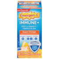 Emergen-C Immune+, Super Orange, 30 Each