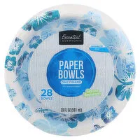 Essential Everyday Paper Bowls, Dailyware, 20 Ounce, 28 Each