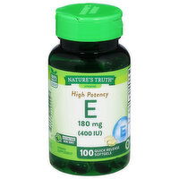 Nature's Truth Vitamin E, 180 mg, High Potency, Softgels, 100 Each