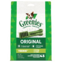 Greenies Dog Treats, Original, Teenie, 43 Each