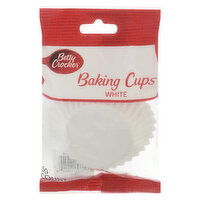 Betty Crocker Baking Cups, White, 50 Each