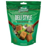 Fresh Gourmet Croutons, Parmesan Caesar, Deli-Style, 5 Ounce