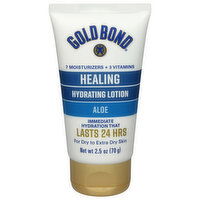 Gold Bond Hydrating Lotion, Healing, Aloe, 2.5 Ounce