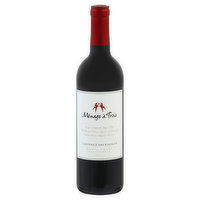 Menage a trois Cabernet Sauvignon, North Coast California, 2017, 750 Millilitre