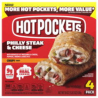 Hot Pockets Philly Steak & Cheese Sandwich, 4 Each