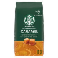 Starbucks Ground Coffee, Caramel Naturally Flavored, 11 Ounce