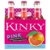 Kinky Cocktails, Pink, 6 Pack, 6 Each